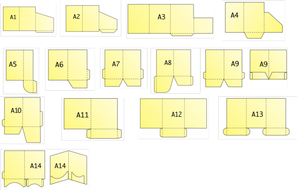 Presentation folders and boxes