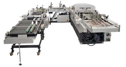 creasing folding and gluing machine-tellus