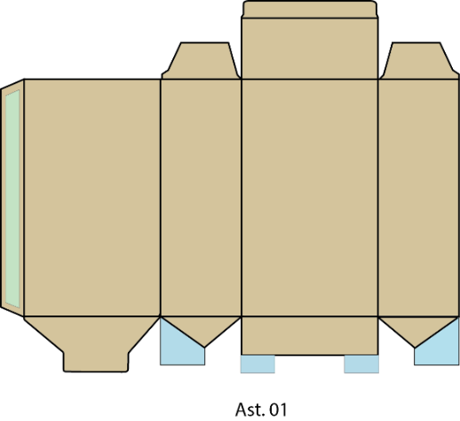 irregular shaped box format