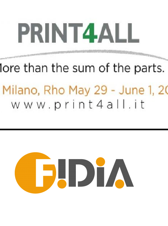 Print4All and Fidia Macchine Grafiche - Milan - 2018